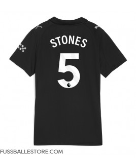Günstige Manchester City John Stones #5 Auswärtstrikot Damen 2025-26 Kurzarm
